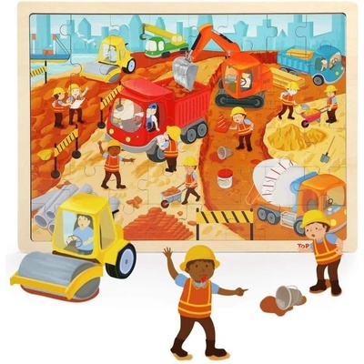 Top Bright puzzle Na stavbě