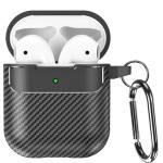 Techsuit Калъф за AirPods 1/2 - CarbonFiber - черен (KF2338876)