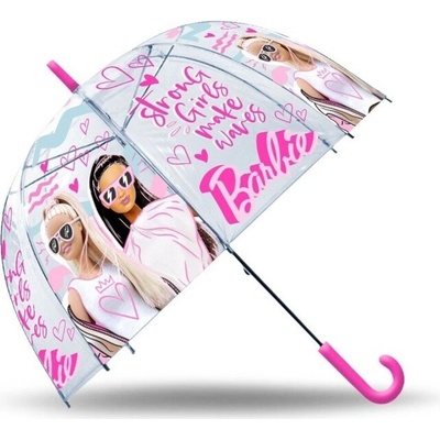 Dáždnik Barbie průhledný