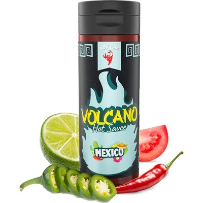 HOT-CHIP Mexická Chilli Omáčka Volcano 270 ml
