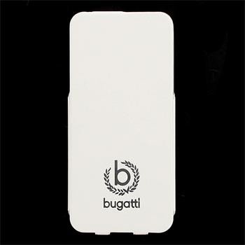 Púzdro Bugatti knižka Apple Iphone 5/5C/5S/SE Geneva biele