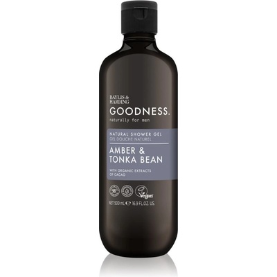 Baylis & Harding Goodness Amber & Tonka Bean sprchový gél pre mužov 500 ml