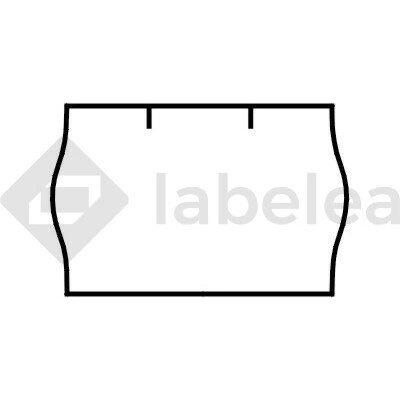 Labelea Samolepiace etikety do klieští, 25x16 mm Contact biele, Farba etikiet Biela ECM2516CON36W