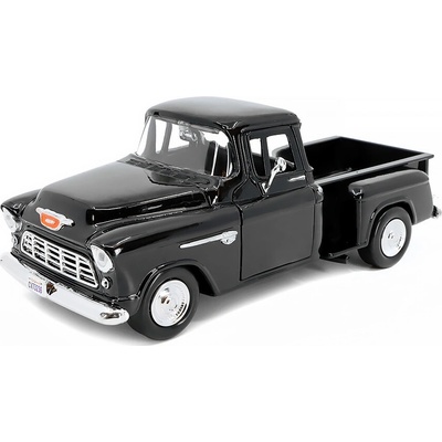 MOTORMAX Chevrolet 3100 Stepside 1955 PickUp černá 1:24