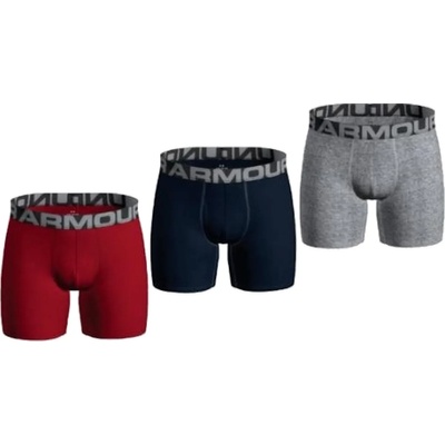 Under Armour Боксерки Under Armour Charged Boxer 6in 3er Pack Червен Velikost XS