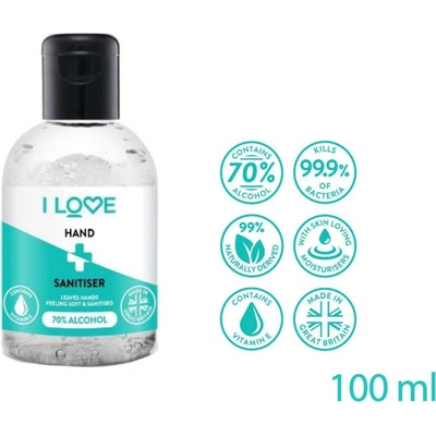 I Love Dezinfekční prostředek na ruce 100 ml