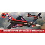 Airfix Класически комплект самолет A40003 - Eurofighter Typhoon FGR. 4 (Blackjack) + Shorts Tucano T. 1 (Tw (30-A40003)