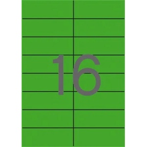 APLI Етикет, 105x37 mm, цветен, APLI, зелен 1600 етикета/пак 12979 (12979)