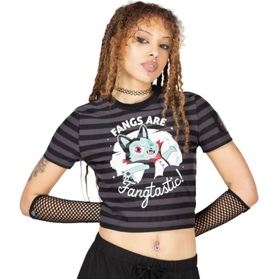 KILLSTAR тениска KILLSTAR - Fangtasy - черно - KSRA005720