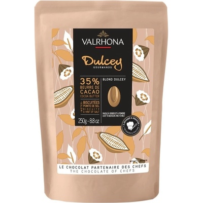 Valrhona Feves Čokoláda Dulcey 35% 250 g
