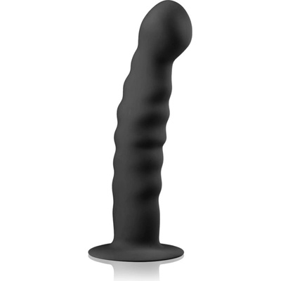 EasyToys Ribbed Dong анално дилдо black 14, 5 см