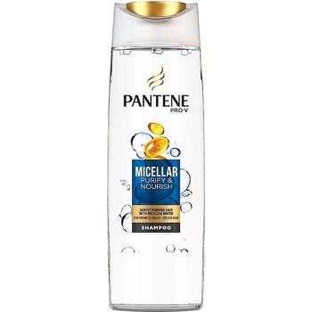 Pantene Pro V Micellar Purify & Nourish Shampoo Micelárny šampón pre čistotu a výživu vlasov bez silikónov 400 ml