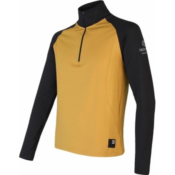 Sensor Coolmax Thermo mikina zip mustard/černá