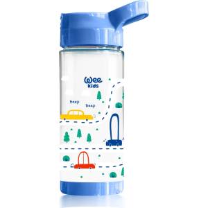 Wee Baby Бебешка бутилка Wee Baby - Car, 500 ml, синя (419) - ozone