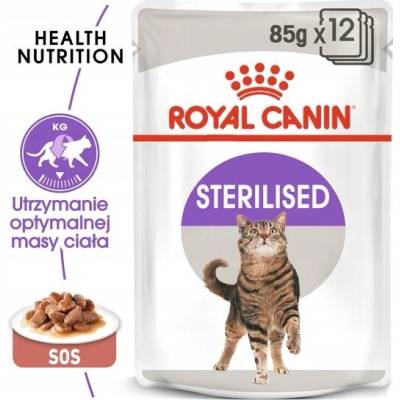 Royal Canin Sterilised pre sterilizované mačky v omáčke 85 g