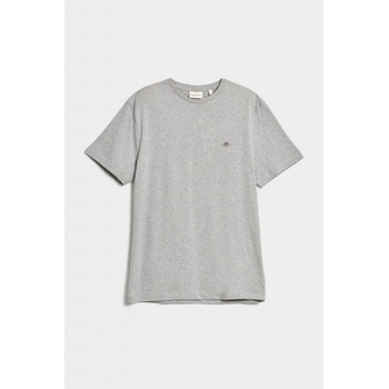 Gant tričko Reg Shield SS T-Shirt šedé