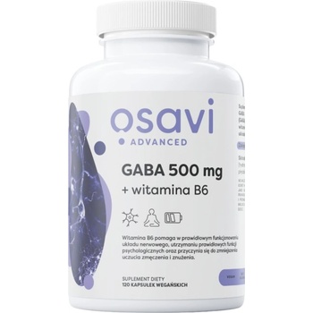 Image 1 of Osavi GABA 500 mg + Vitamin B6 [120 капсули]
