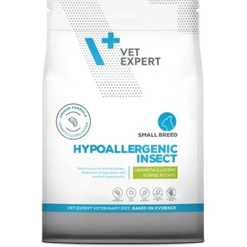 VetExpert Vet Expert Hypoallergenic Insect Small Breeds диета за кучета, намаляваща симптомите на хранителни алергии 2kg