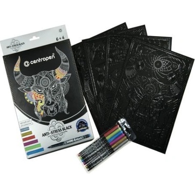 Centropen 9390 Metallic set s omalovánkami sada 6 + 4 ks