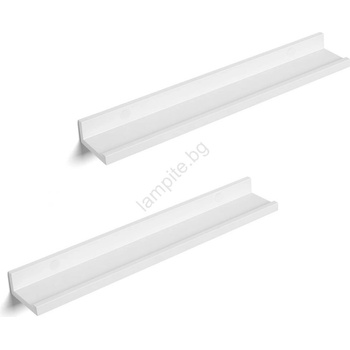 Euziel Комплект от 2 бели стенни рафта shelfy (ez0268)