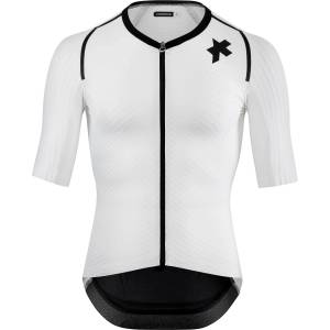 ASSOS Мъжка фланелка с къс ръкав за колоездене ASSOS RSR Bolide Jersey S11 Cycling jersey - White Series - размер XL (056-4004-0115)