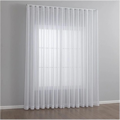 Дрейпари БГ Готово перде за директно окачване, воал-батиста устойчиво на намачкване с набиране 1: 2 и вградена оловна нишка, размер 245х600, код-2025100-1