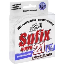 Sufix Fluorocarbon Super 21Čirá 50 m 0,16 mm 2,6 kg