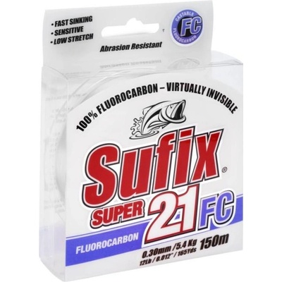 Sufix Fluorocarbon Super 21Čirá 50 m 0,16 mm 2,6 kg