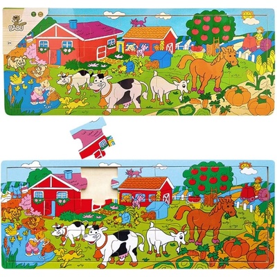 Babu deskové puzzle farma 21 dílů
