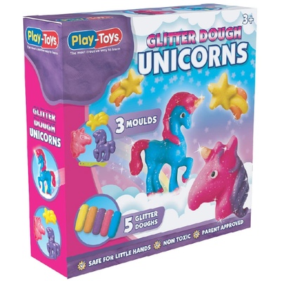 Play-Toys Комплект с моделин Play-Toys - Направи си еднорози (3868)
