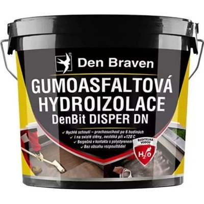 Den Braven Gumoasfaltová hydroizolace DenBit DISPER DN 5kg 10 kg