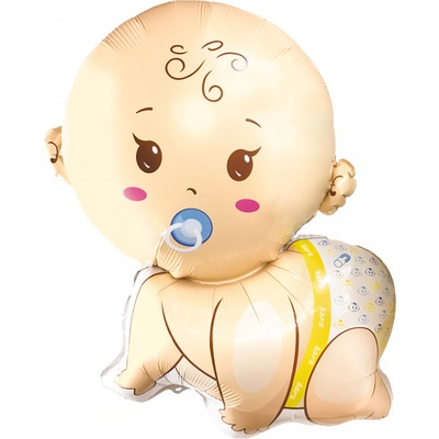 Fóliový balónik Bobas Boy 77x65cm