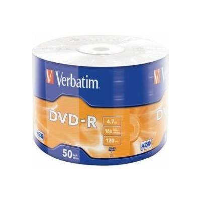 Verbatim DVD-R 4.7GB 16X - 50 бр. (целофан)