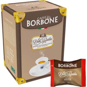Caffè Borbone | Don Carlo Miscela Rossa - 50 капсули за Lavazza A Modo Mio