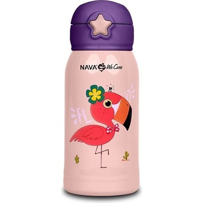 Nava Dětská růžová termoska 500 ml