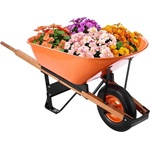 VEVOR Метална градинска количка vevor wb-007a/ 150 кг (wb-007a)