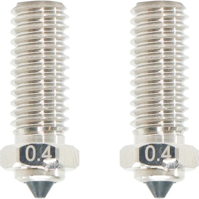 QIDI Tech Биметална дюза за X-Smart 3/X-Plus 3/X-Max 3/Q1-Pro - Комплект от 2 бр. - 0, 4 mm (728683350051)