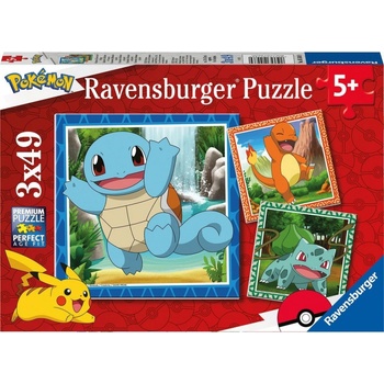 Ravensburger 055869 Vypusťte Pokémonov 3 x 49 dielov