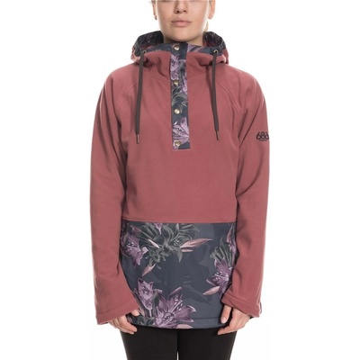 686 Hera Anorak fleece Crushed Berry Clrblk