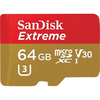 SanDisk Extreme microSDXC 64GB UHS-I U3 V30 (SDSQXVF-064G-GN6MA/173363)