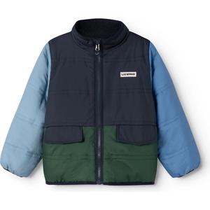 LIEWOOD Детско синтетично яке LIEWOOD Kid's Franka Reversible Synthetic jacket - Classic Navy Multi Mix - размер 86 (EU) (703-7287-0112)