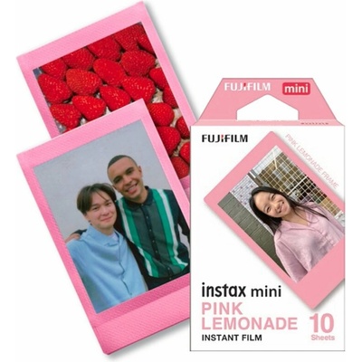 FUJIFILM INSTAX COLORFILM MINI GLOSSY PINK LEMONADE FRAME WW 1