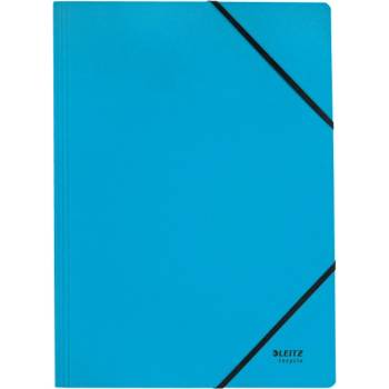 Leitz Папка с каучук, картон, A4, LEITZ "Recycle", синя 39080035 (39080035)