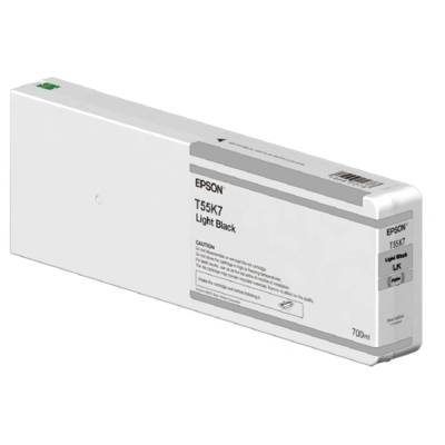 Epson Касета за мастило Epson T55K700, 700 мл, светло черно (C13T55K700)