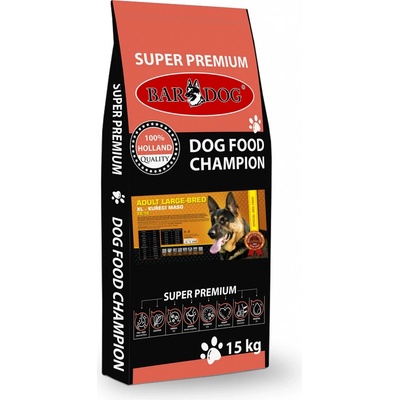 BARDOG ADULT Large & Breed 26/16 kuřecí maso pro velká plemena 15 kg
