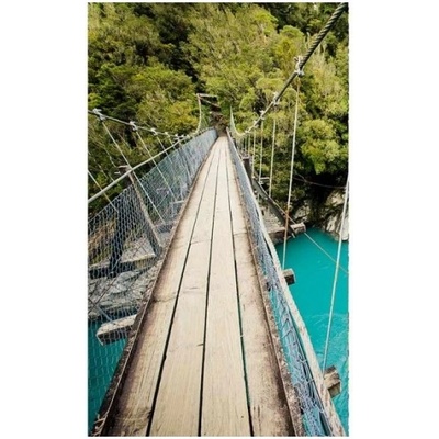 DIMEX ART Флизелинов фототапет дървен мост 150 x 250 см