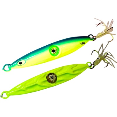 LK Baits Pilker Led Eye Blue/Glow 150g