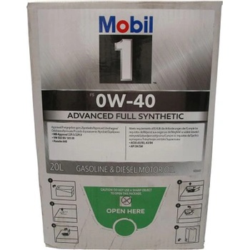 Image 1 of Mobil 1 FS European Car Formula 0W-40 20 l