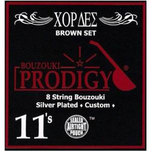 Prodigy Brown Silver Custom, Струни за бузуки 11-28