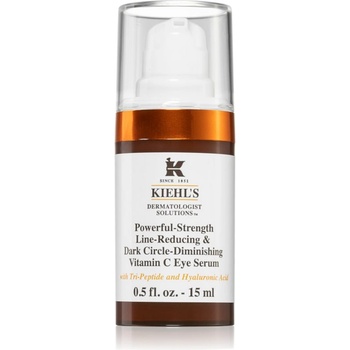Image 1 of Kiehl's Dermatologist Solutions Powerful-Strength Line-Reducing & Dark Circle-Diminishing Vitamin C очен серум за всички видове кожа, включително и чувствителна с витамин С 15ml